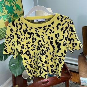 Zara Cheeta Top